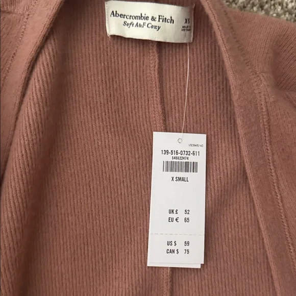 Abercrombie & Fitch Soft Pink Cardigan - Picture 2 of 3